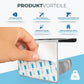Perfectosan | Toilettenpapierhalter ohne Bohren | Superior-Collection | Modell Theodotus Edelstahl